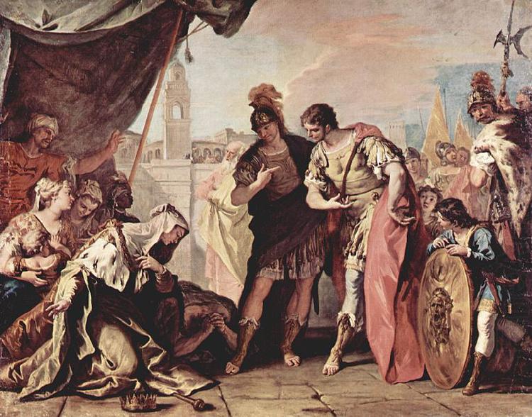 Die Familie der Dario vor Alexander dem Groben, Sebastiano Ricci